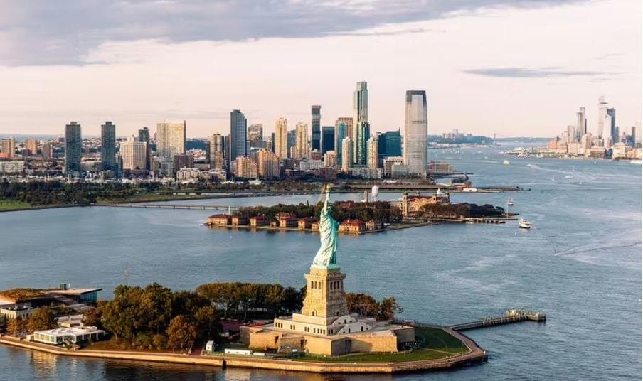 Ảnh chụp thành phố New York từ trên cao. Ảnh: Getty
