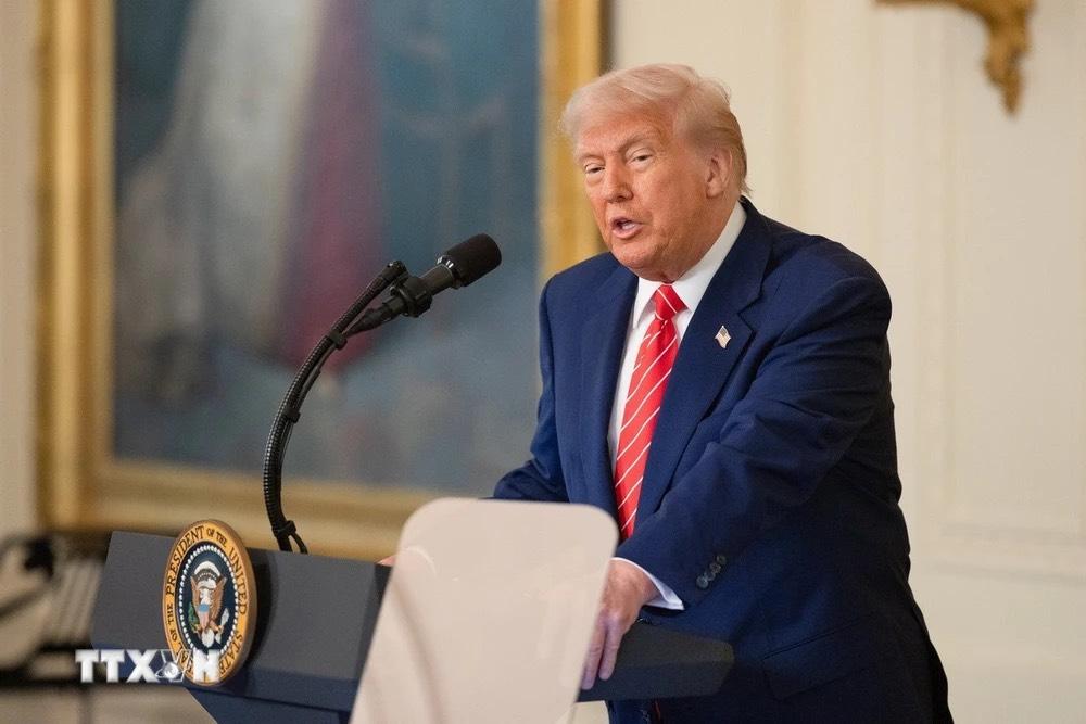 Tổng thống Mỹ Donald Trump. (Ảnh: THX/TTXVN)