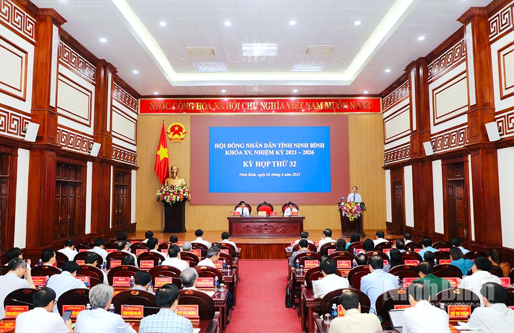 Quang cảnh khai mạc Kỳ họp thứ 32, HĐND tỉnh khóa XV.