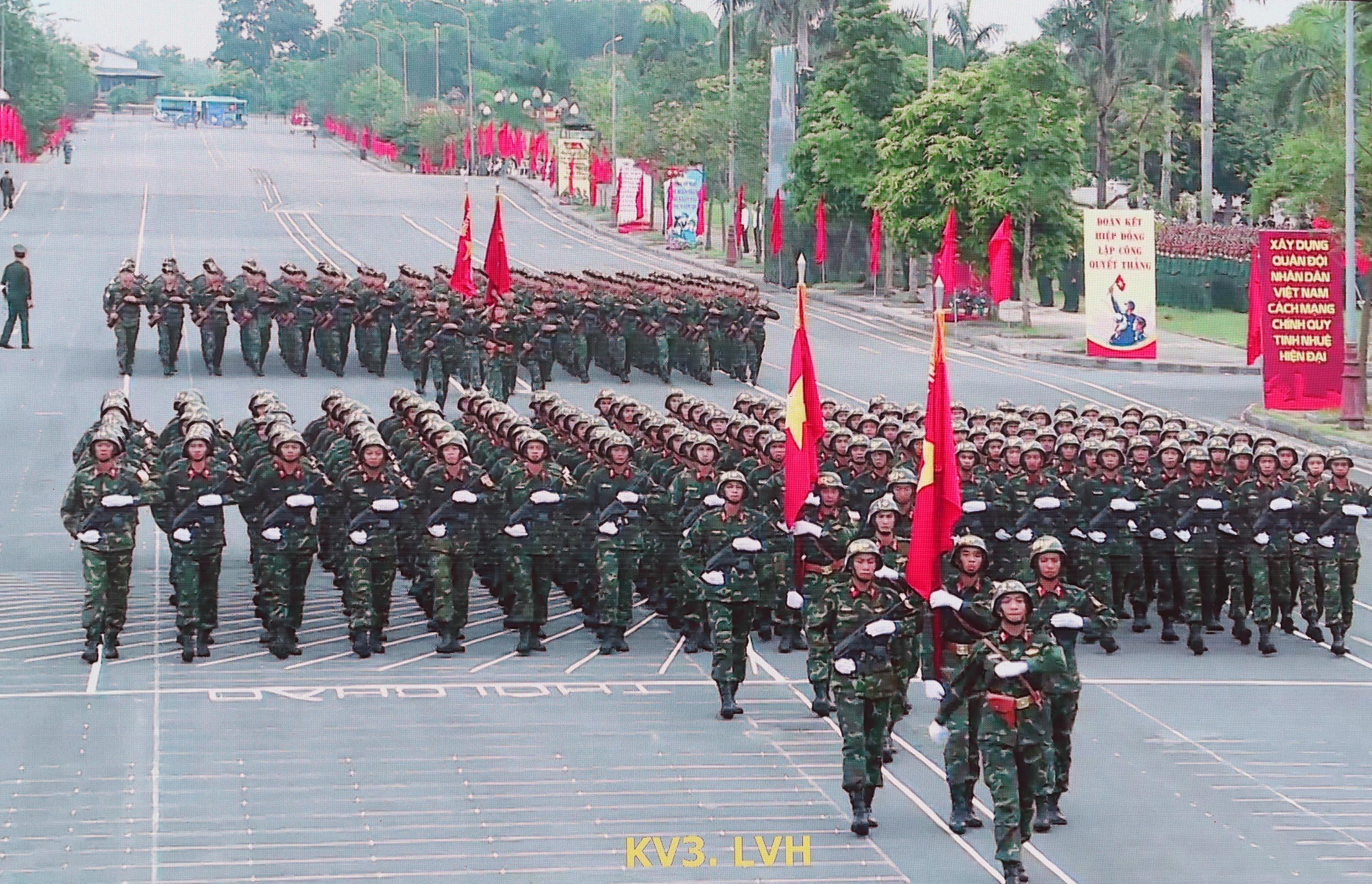 Các khối khu vực 3 tham gia hợp luyện.