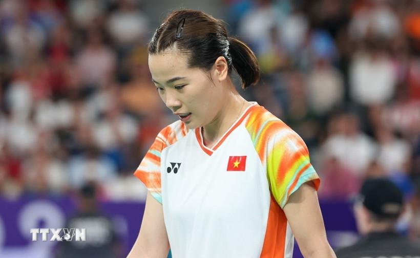 Nguyễn Thùy Linh chỉ giành được vị trí á quân Canada Open 2025. (Ảnh: Hoàng Linh/TTXVN)