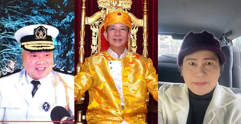 Các đối tượng (trái qua) Đào Quang Kim, Đào Minh Quân và Nguyễn Thị Pha.