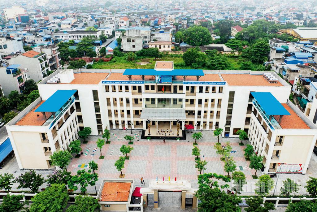 Trường Tiểu học Nguyễn Tất Thành, phường Nam Định. Ảnh: Viết Dư