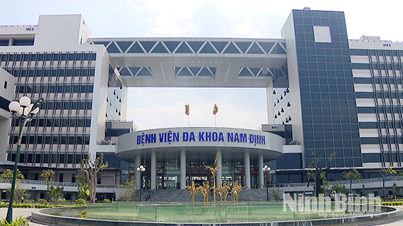 Bệnh viện Đa khoa Nam Định được đầu tư cơ sở vật chất hiện đại, đồng bộ.
