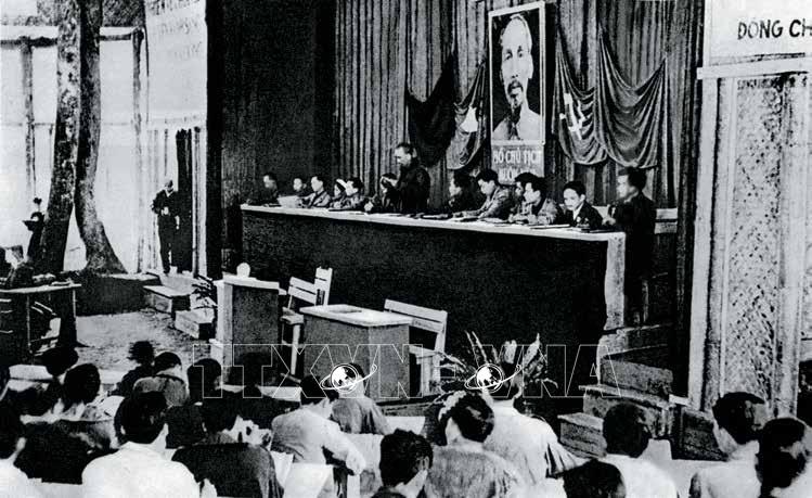 Đại hội đại biểu toàn quốc lần thứ II của Đảng. (Ảnh tư liệu của TTXVN)