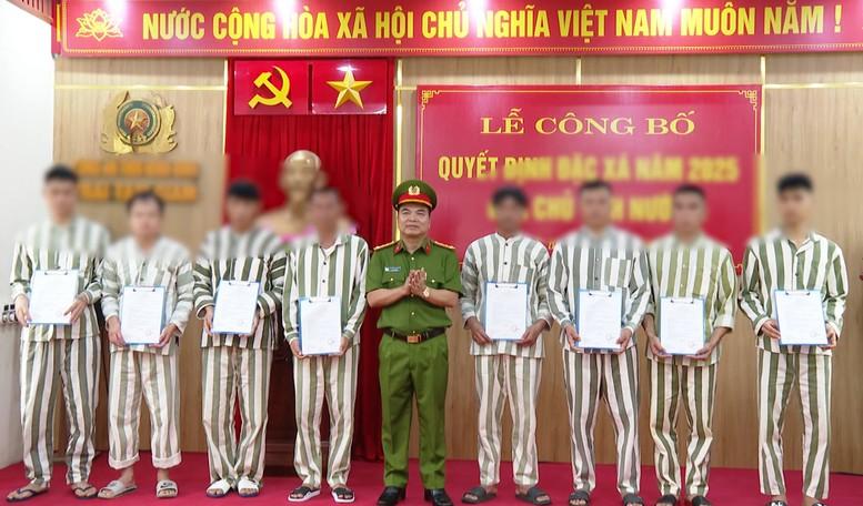 Tổ chức tha người được đặc xá theo Quyết định của Chủ tịch nước vào ngày 1/6/2026. (Ảnh minh họa: VGP)