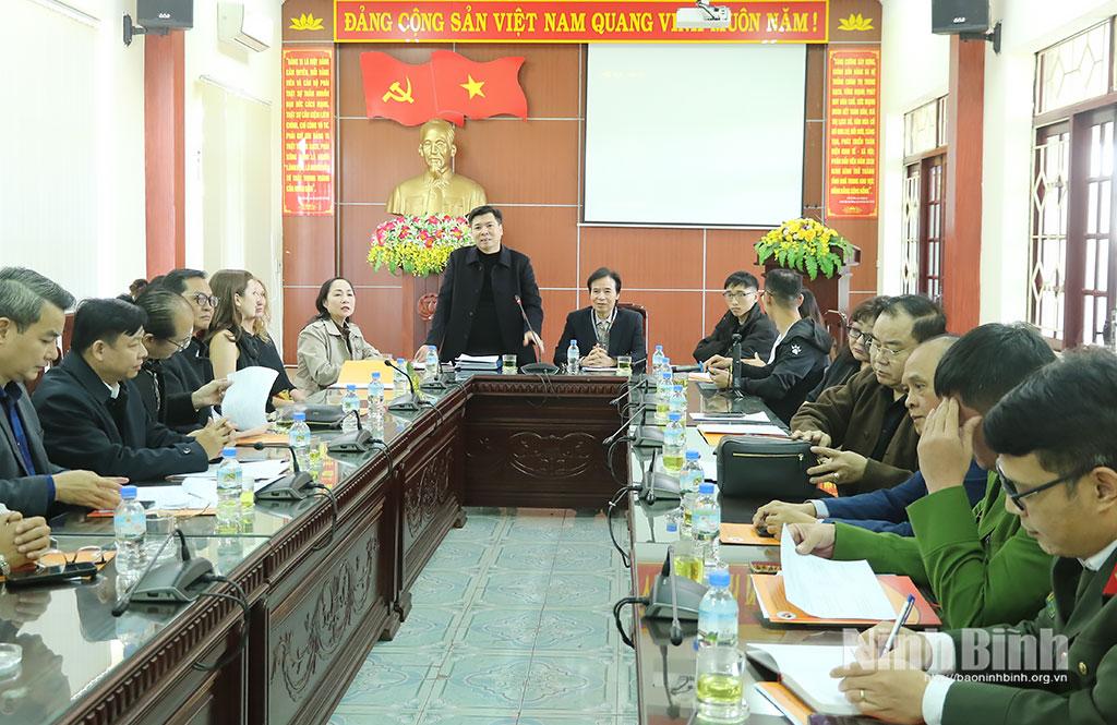 Quang cảnh hội nghị triển khai nhiệm vụ phục vụ Liên hoan Quốc tế Sân khấu thử nghiệm lần thứ VI năm 2025.