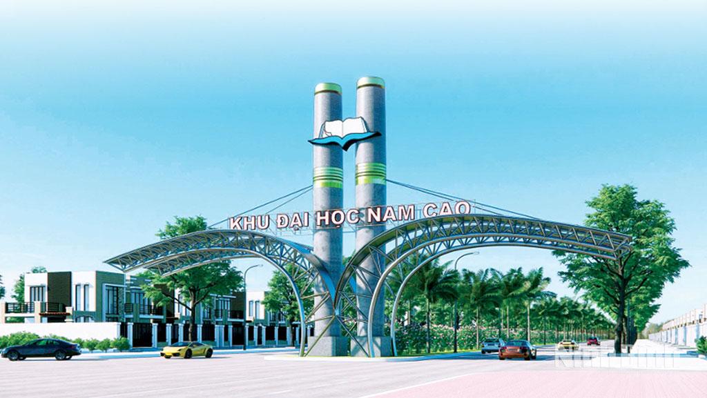 Phối cảnh Khu Đại học Nam Cao.