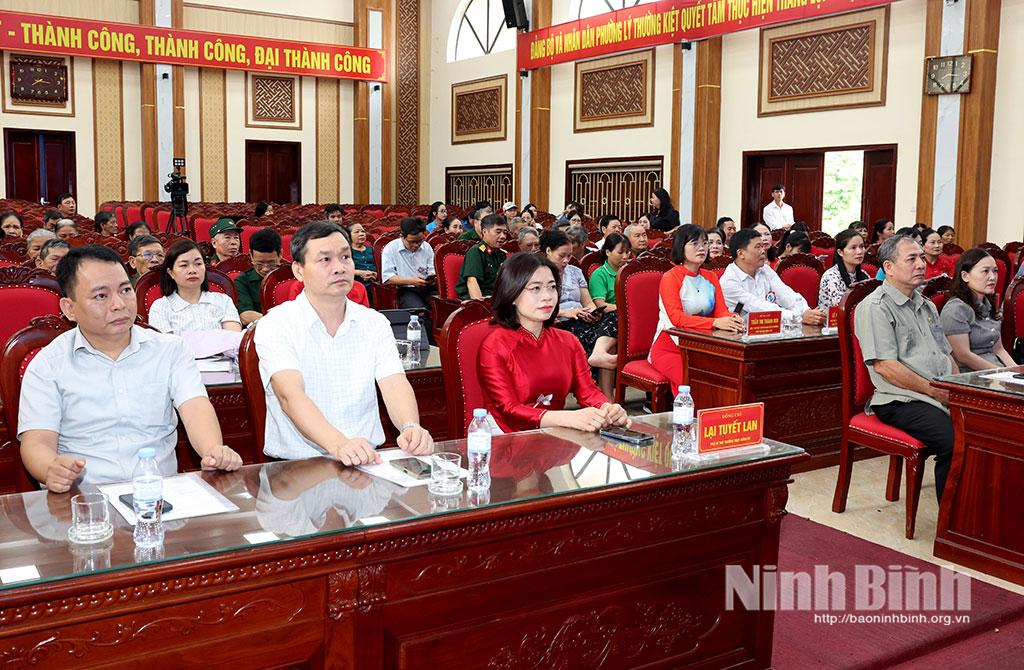 Các đại biểu dự khai mạc Hội thi.