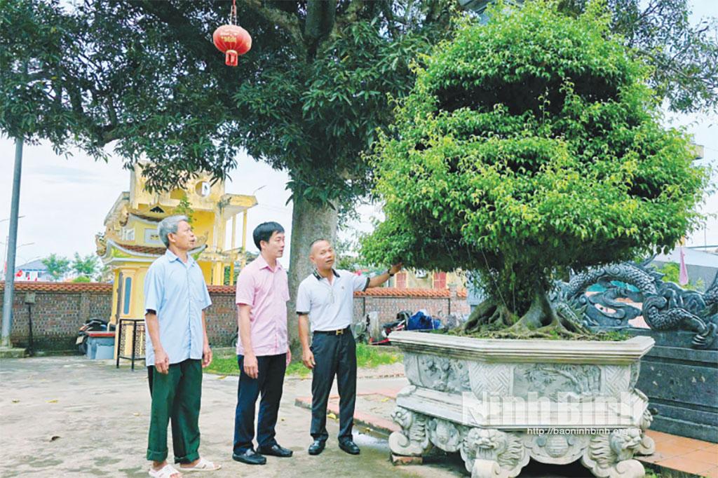 Cấp uỷ, chính quyền phường Vị Khê tăng cường tuyên truyền, vận động nhân dân đồng thuận phát triển kinh tế từ nghề trồng cây cảnh cho thu nhập cao.