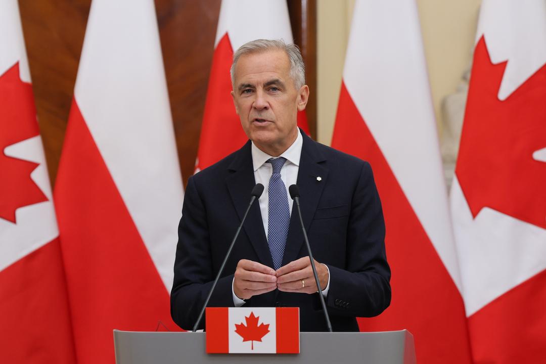 Thủ tướng Canada Mark Carney ra tuyên bố chính thức công nhận Nhà nước Palestine và đề nghị hợp tác trong việc xây dựng cam kết về một tương lai hòa bình cho cả Nhà nước Palestine và Nhà nước Israel. Tuyên bố nhấn mạnh sự công nhận của Canada "hoàn toàn phù hợp với các nguyên tắc tự quyết và các quyền cơ bản của con người được nêu trong Hiến chương Liên hợp quốc (LHQ)". Ảnh: PAP/TTXVN