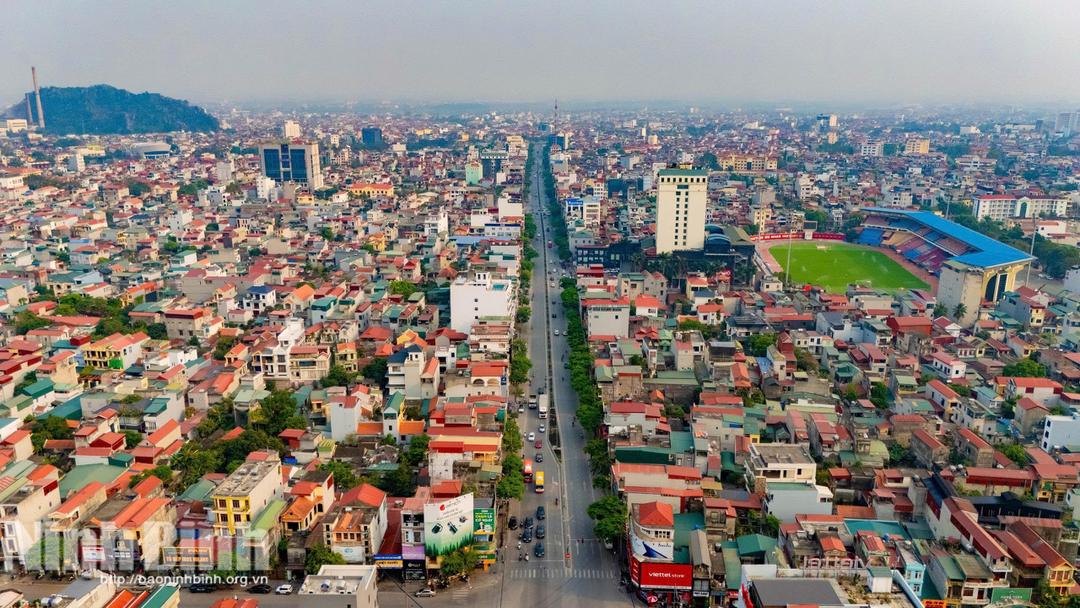 Một góc đô thị phường Hoa Lư. Ảnh: Ngọc Linh