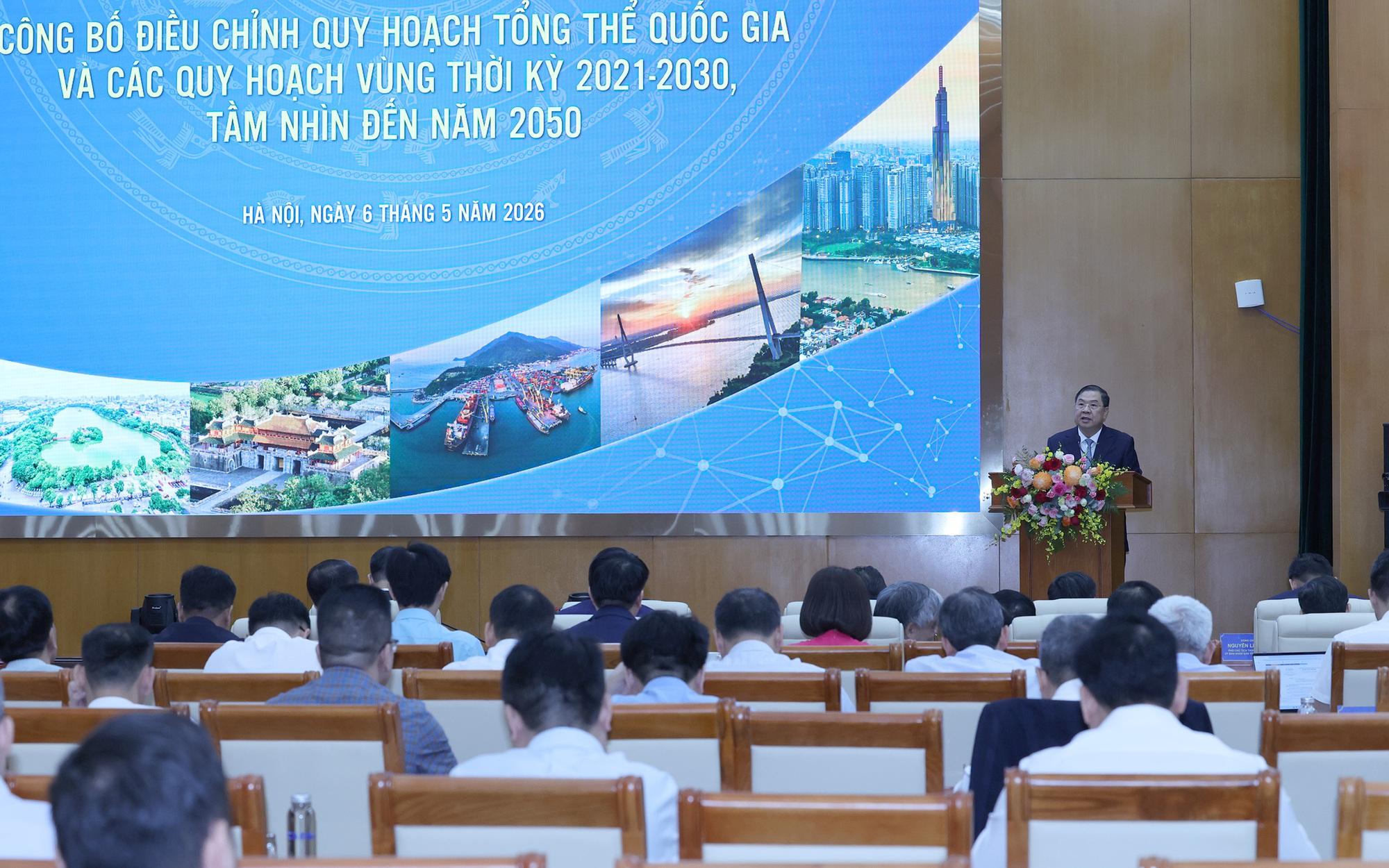 Hội nghị công bố điều chỉnh Quy hoạch tổng thể quốc gia và các quy hoạch vùng thời kỳ 2021-2030, tầm nhìn đến năm 2050.