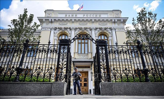 Trụ sở Ngân hàng trung ương Nga tại thủ đô Moskva. Ảnh: THX/TTXVN