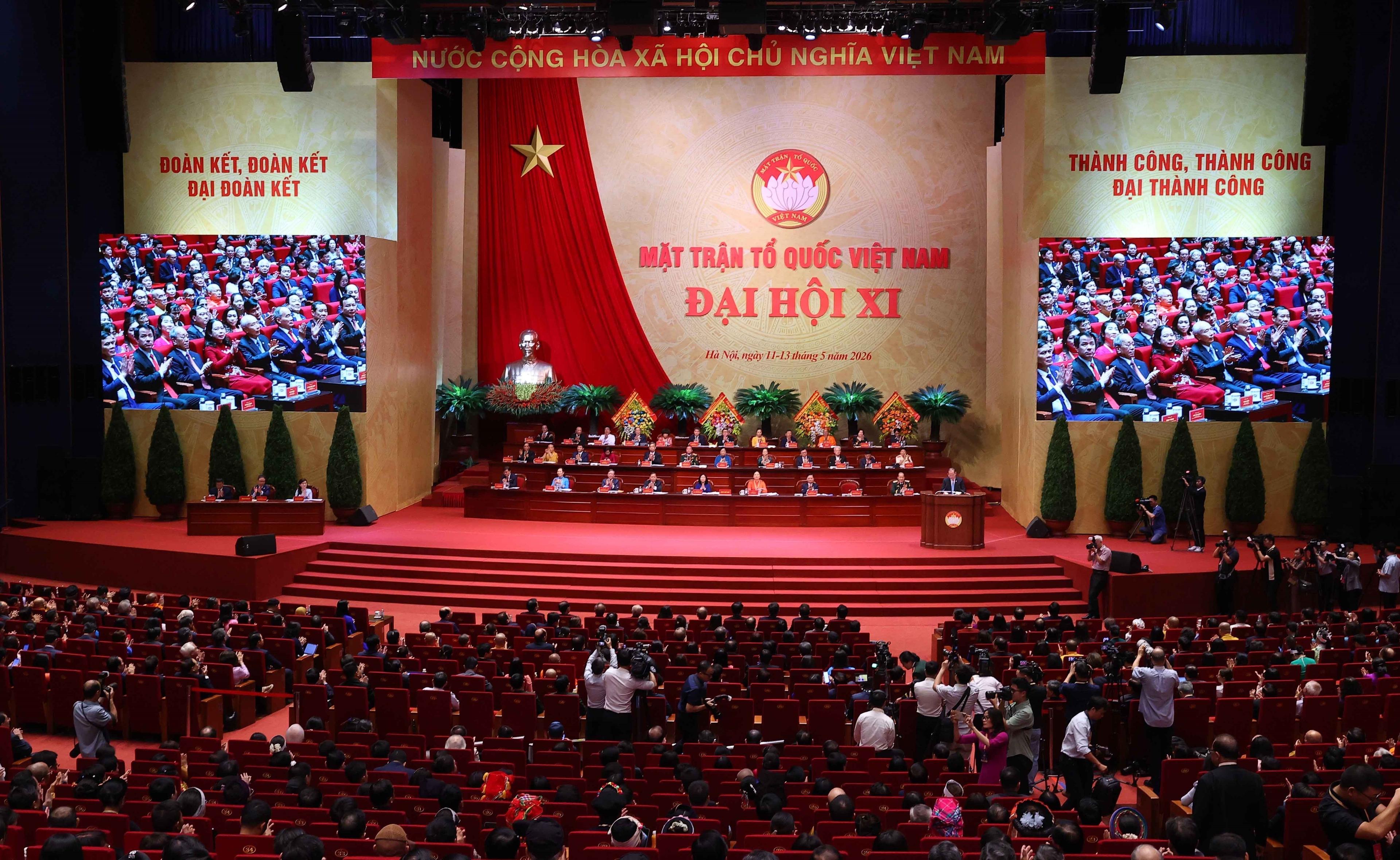 Quang cảnh Bế mạc Đại hội. Ảnh: TTXVN