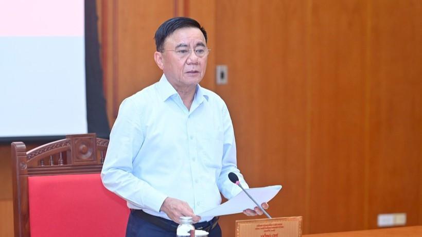 Đồng chí Trần Cẩm Tú, Ủy viên Bộ Chính trị, Thường trực Ban Bí thư. (Ảnh: ĐĂNG KHOA)