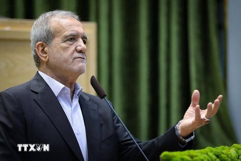 Tổng thống Iran Masoud Pezeshkian. (Nguồn: IRNA/TTXVN)