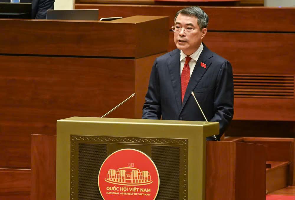 Thủ tướng Chính phủ Lê Minh Hưng phát biểu nhậm chức. (Ảnh: DUY LINH)