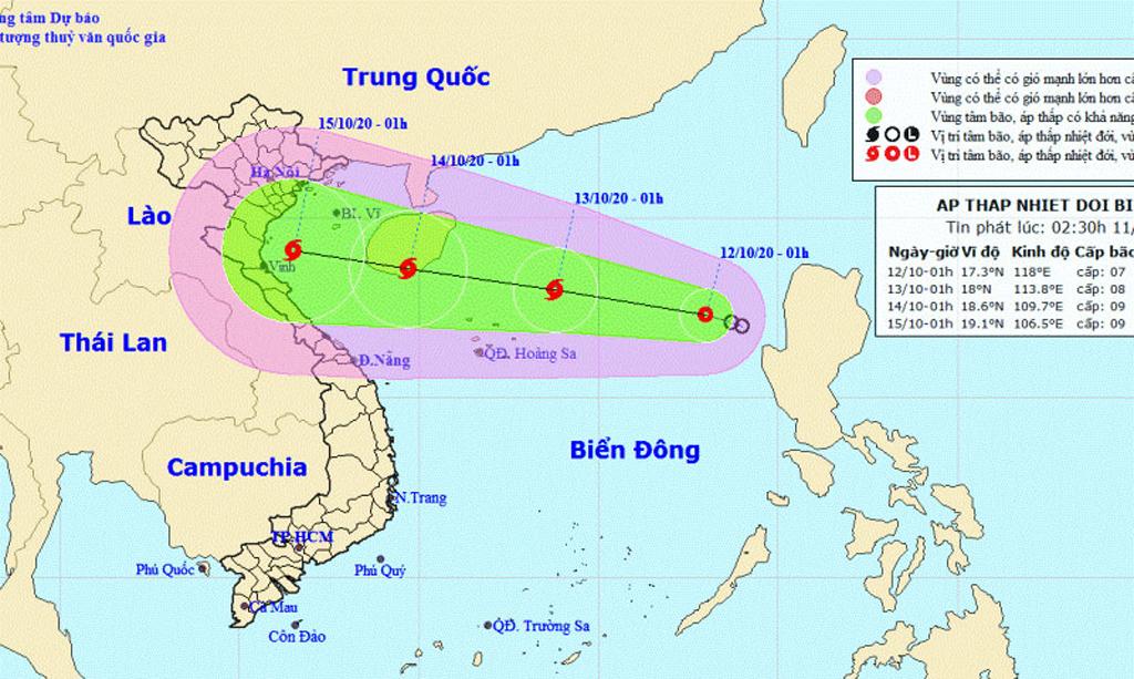 Áp thấp khả năng mạnh thành bão trong 24 giờ tới