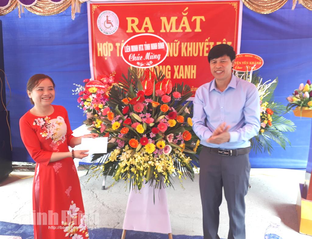 Ra mắt HTX phụ nữ khuyết tật "Ước vọng xanh"