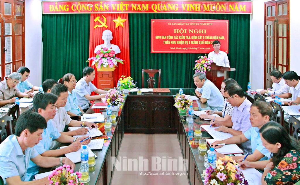 Công tác kiểm tra, giám sát góp phần giữ nghiêm kỷ luật của Đảng, xây dựng Đảng bộ tỉnh trong sạch, vững mạnh