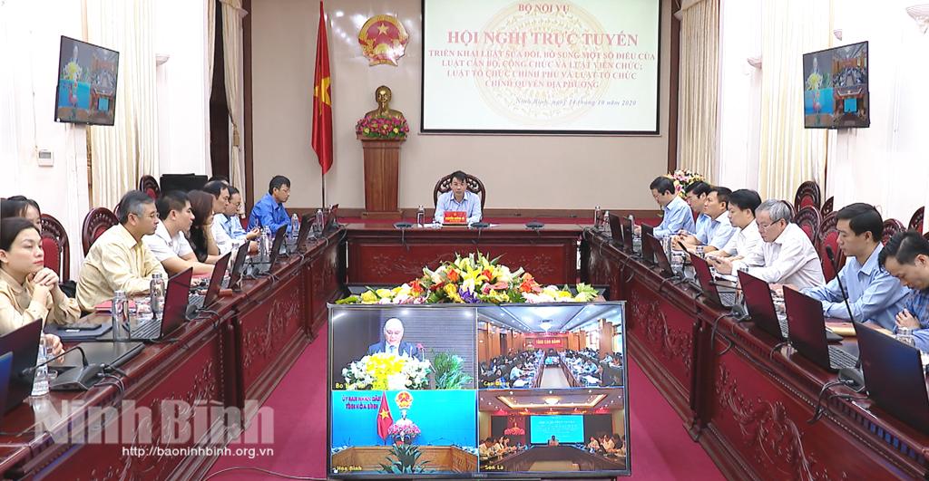 Triển khai Luật sửa đổi, bổ sung một số điều của Luật Cán bộ, công chức