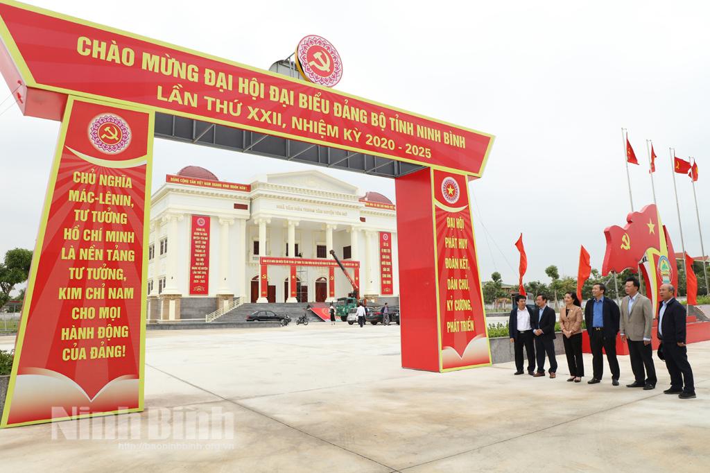 Kiểm tra công tác tuyên truyền Đại hội đại biểu Đảng bộ tỉnh lần thứ XXII