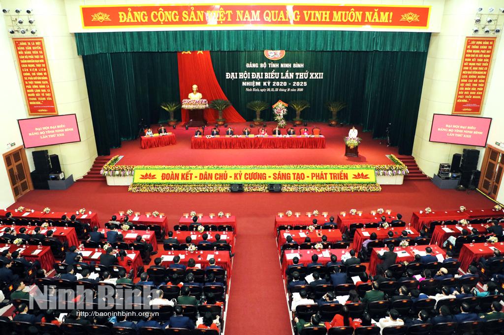 Đại hội đại biểu Đảng bộ tỉnh Ninh Bình lần thứ XXII họp phiên trù bị