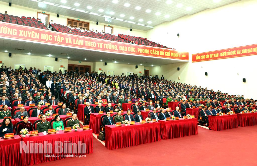 Tường thuật trực tiếp: Phiên khai mạc Đại hội đại biểu Đảng bộ tỉnh Ninh Bình lần thứ XXII, nhiệm kỳ 2020-2025