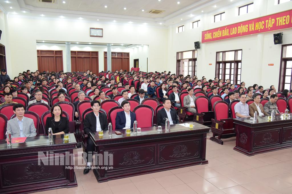 Thành ủy Tam Điệp: Thông báo nhanh kết quả Đại hội đại biểu Đảng bộ tỉnh lần thứ XXII