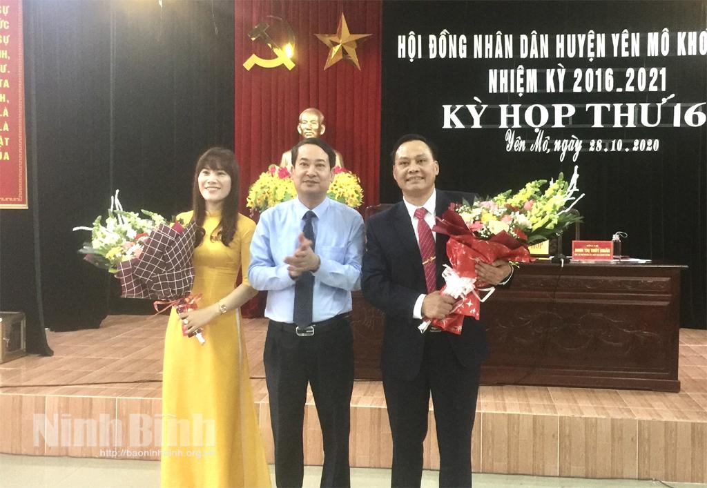 Yên Mô: Kiện toàn chức danh Phó Chủ tịch UBND huyện