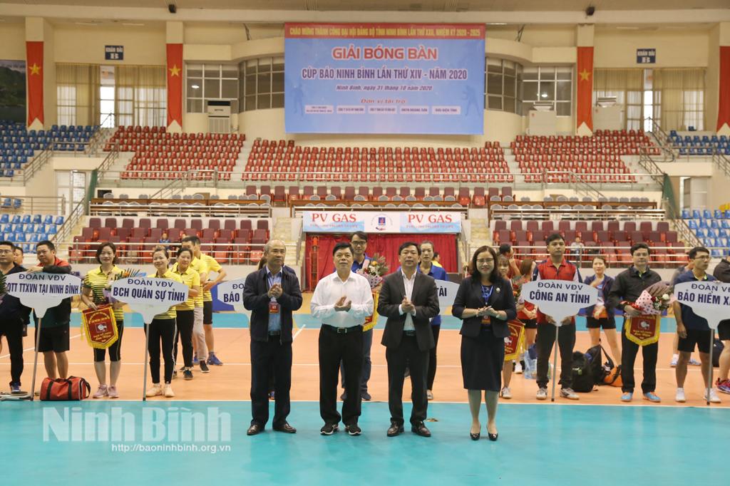 Tổ chức thành công Giải bóng bàn Cúp Báo Ninh Bình lần thứ XIV-năm 2020