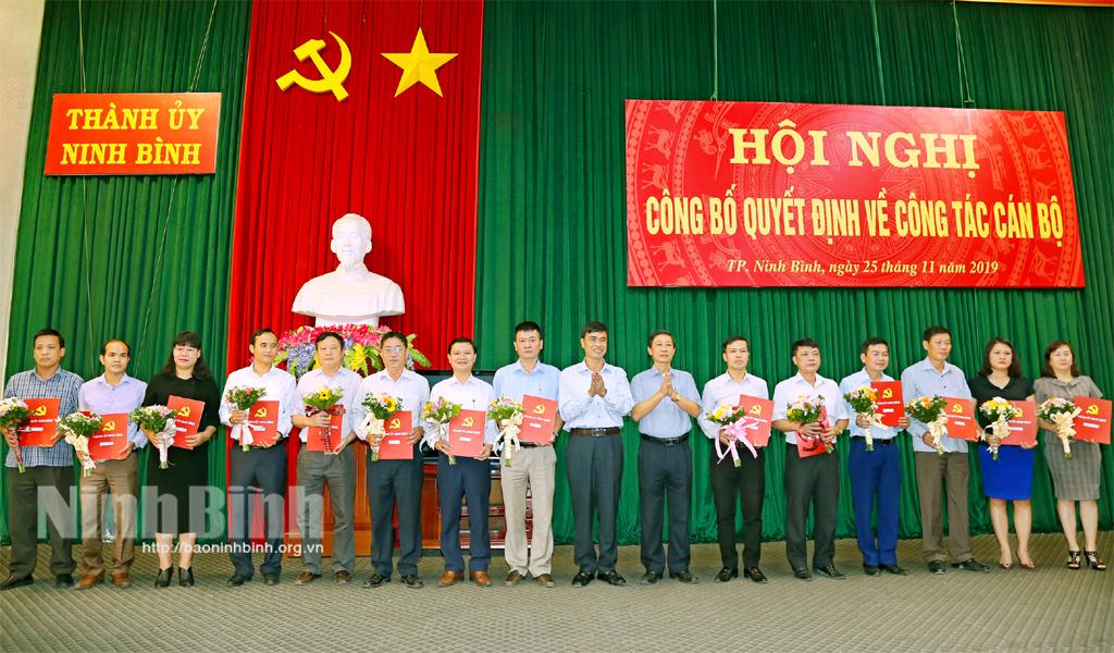 Thành phố Ninh Bình: Đổi mới công tác cán bộ, đáp ứng yêu cầu thời kỳ mới