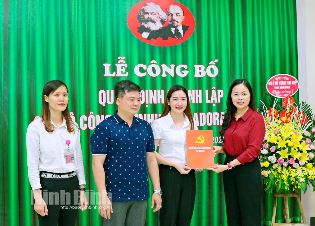 Xây những hạt nhân chính trị trong doanh nghiệp ngoài Nhà nước