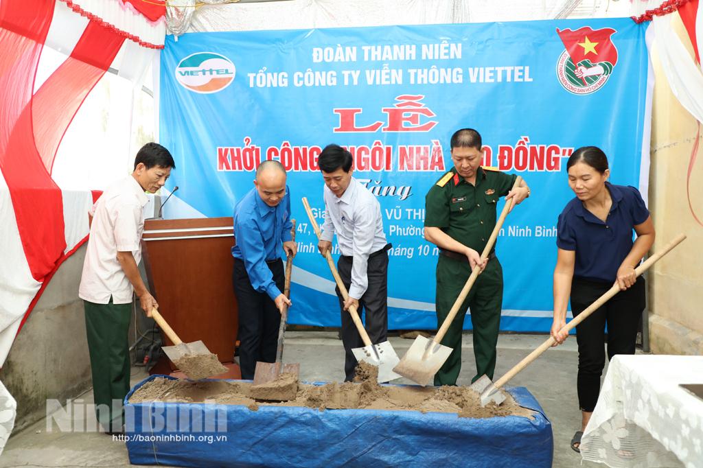 Viettel Ninh Bình khởi công "Ngôi nhà 100 đồng"