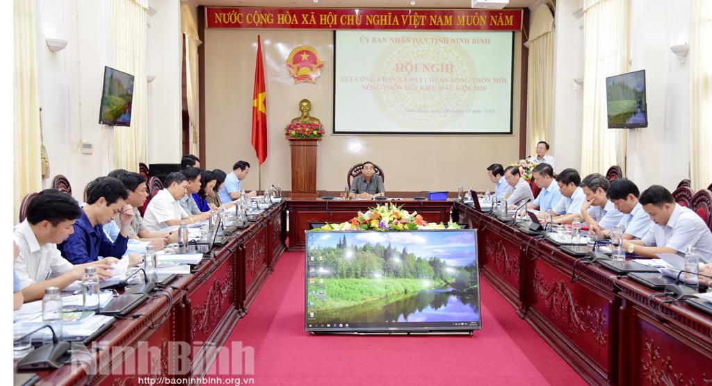 Xét công nhận 6 xã đạt chuẩn nông thôn mới và nông thôn mới kiểu mẫu