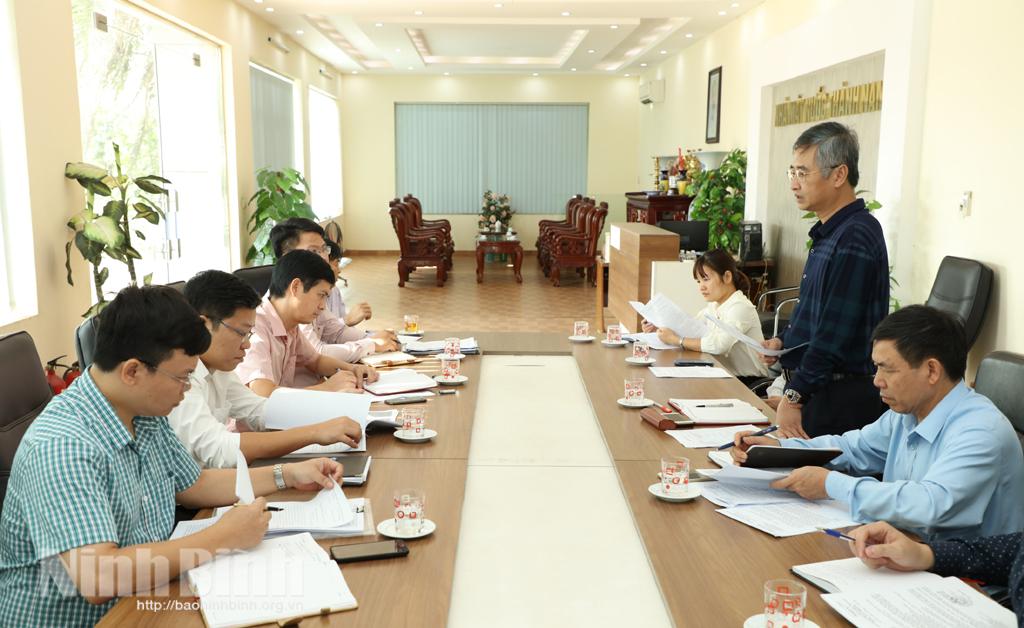 Ban Pháp chế HĐND tỉnh làm việc với Công ty TNHH xây dựng và thương mại Thành Nam