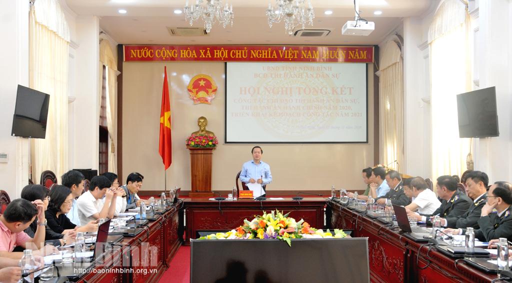 Triển khai nhiệm vụ công tác thi hành án dân sự năm 2021