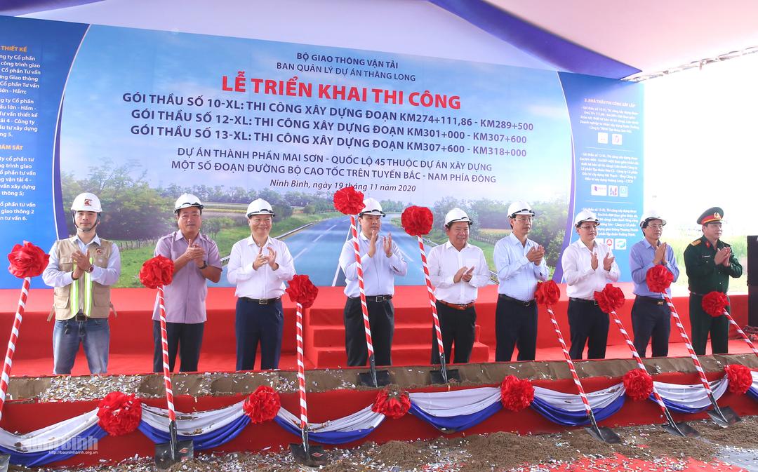 Triển khai thi công 3 gói thầu của Dự án thành phần Mai Sơn - Quốc lộ 45