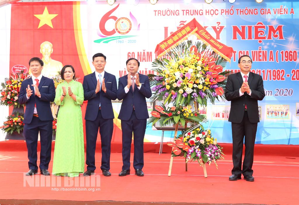 Trường THPT Gia Viễn A tổ chức lễ kỷ niệm 60 năm thành lập trường