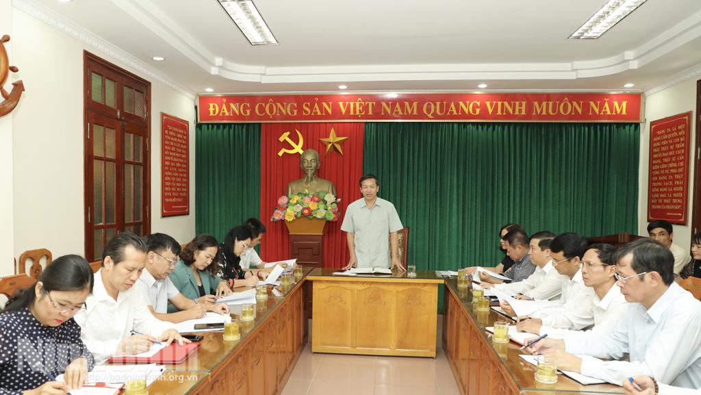 Giao ban công tác báo chí, tuyên truyền tháng 11