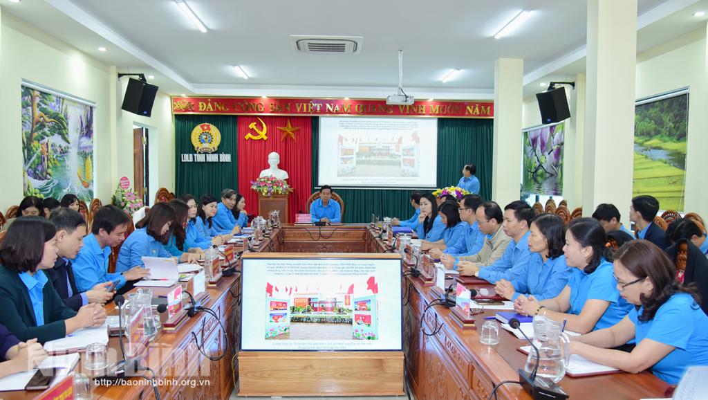 Liên đoàn Lao động tỉnh thông báo kết quả Đại hội Đại biểu Đảng bộ tỉnh lần thứ XXII