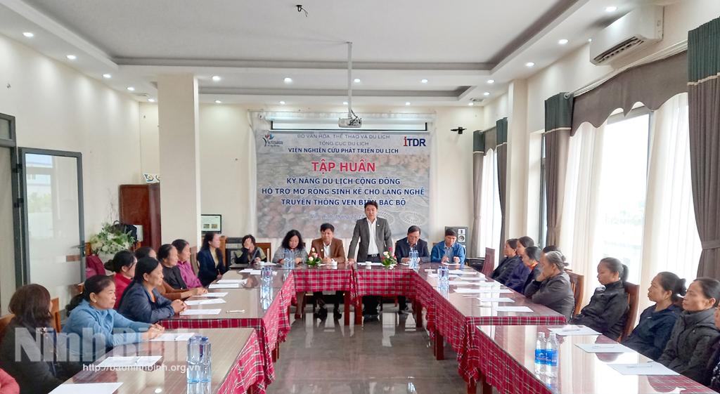 Tập huấn kỹ năng du lịch cộng đồng, mở rộng sinh kế cho làng nghề truyền thống ở huyện Kim Sơn