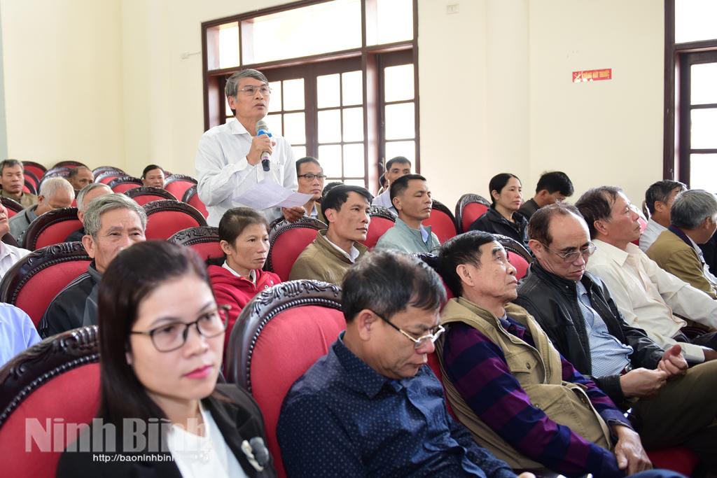 Thường trực Thành ủy Tam Điệp đối thoại với cán bộ làm công tác Mặt trận