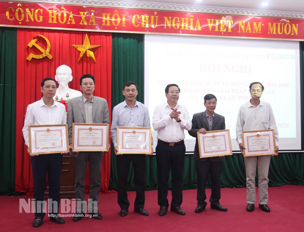 Hoa Lư triển khai kế hoạch sản xuất vụ đông xuân 2020-2021