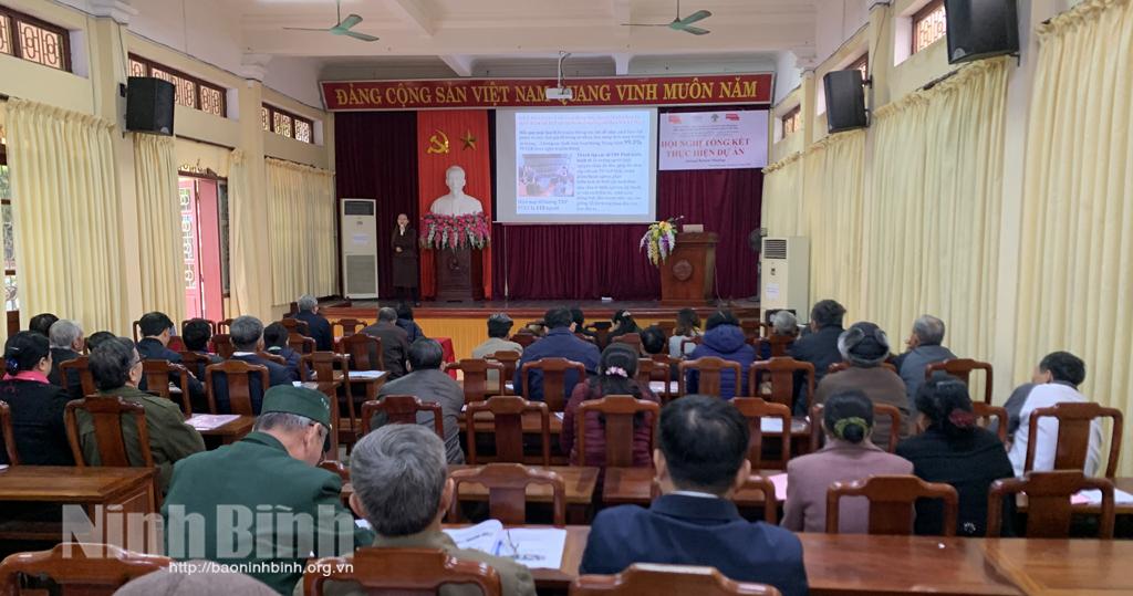 Tổng kết Dự án "Hỗ trợ người cao tuổi thiệt thòi thông qua nhân rộng CLB liên thế hệ tự giúp nhau"