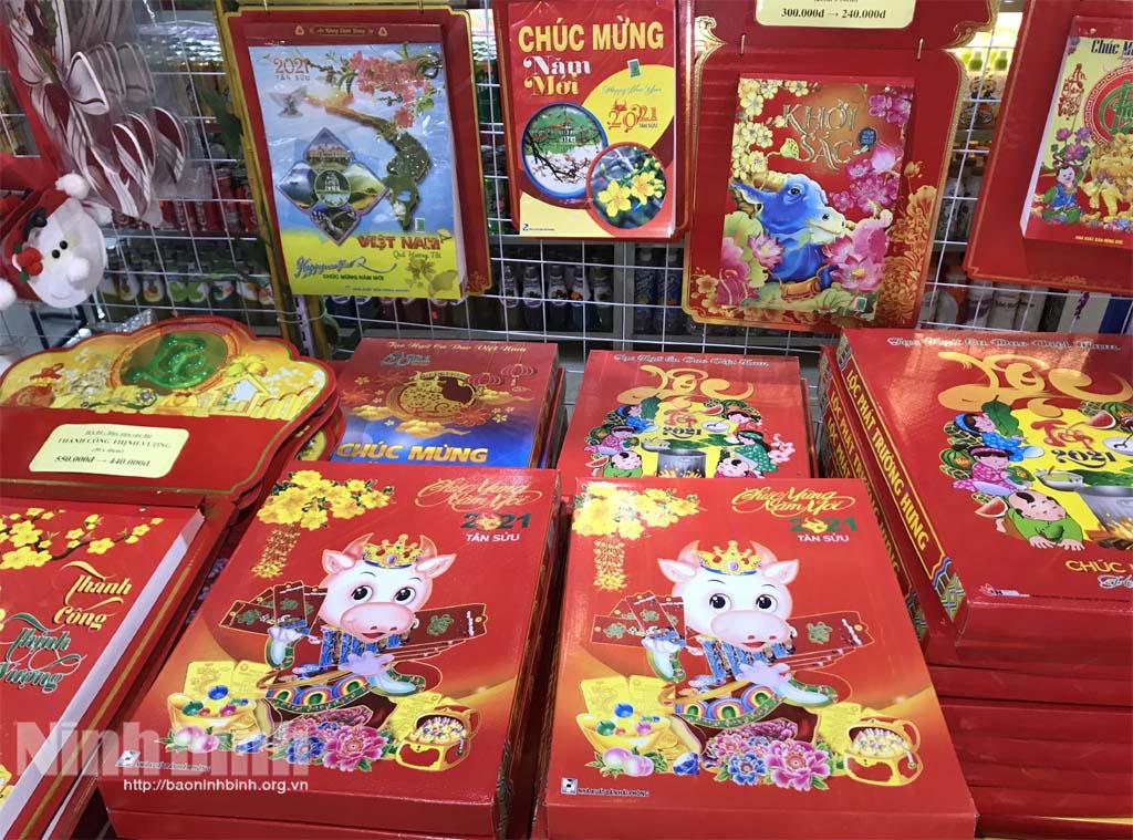 Thị trường lịch Tết Tân Sửu không tăng giá