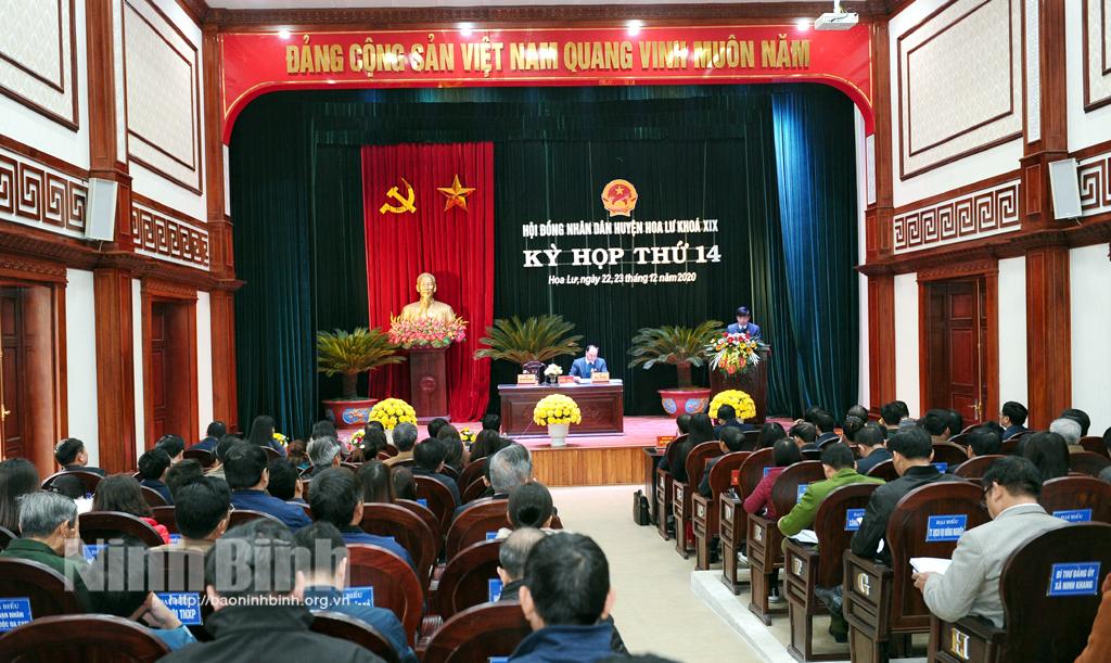 HĐND huyện Hoa Lư, Nho Quan tổ chức kỳ họp cuối năm
