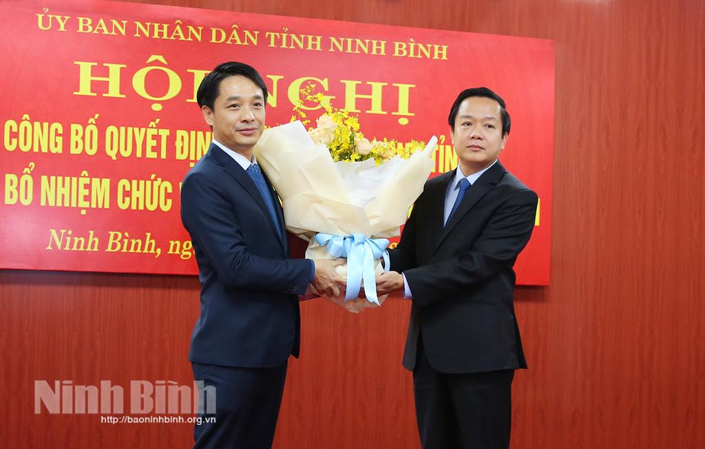 Công bố quyết định bổ nhiệm Giám đốc Sở Tài chính