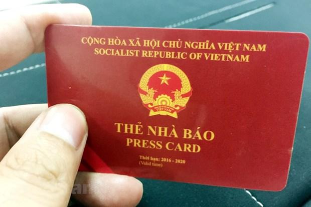 Bộ Thông tin và Truyền thông công bố mẫu thẻ nhà báo kỳ hạn 2021-2025